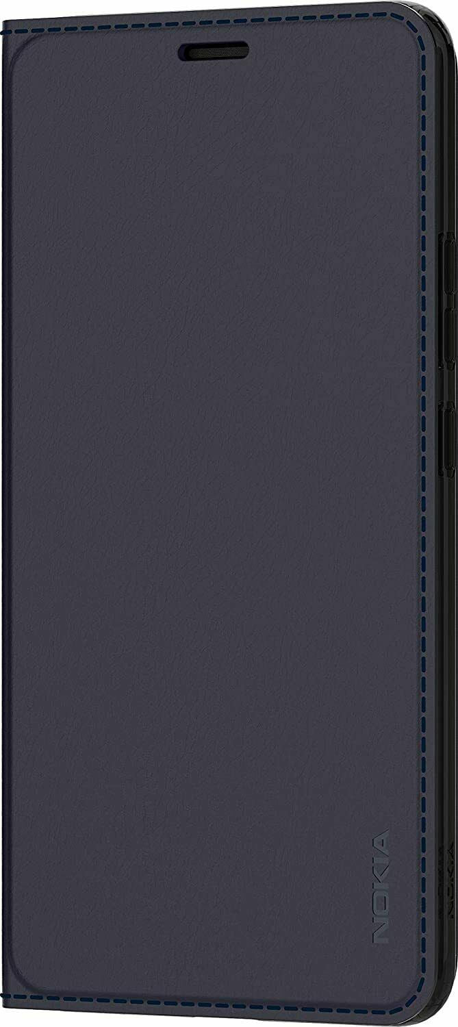 Original Nokia 9 Genuine Leather Flip Cover Case (Model CP 290) - Premium Dark Blue Protective Phone Case (8P00000066) | Perfect for Business Professionals & Daily Use