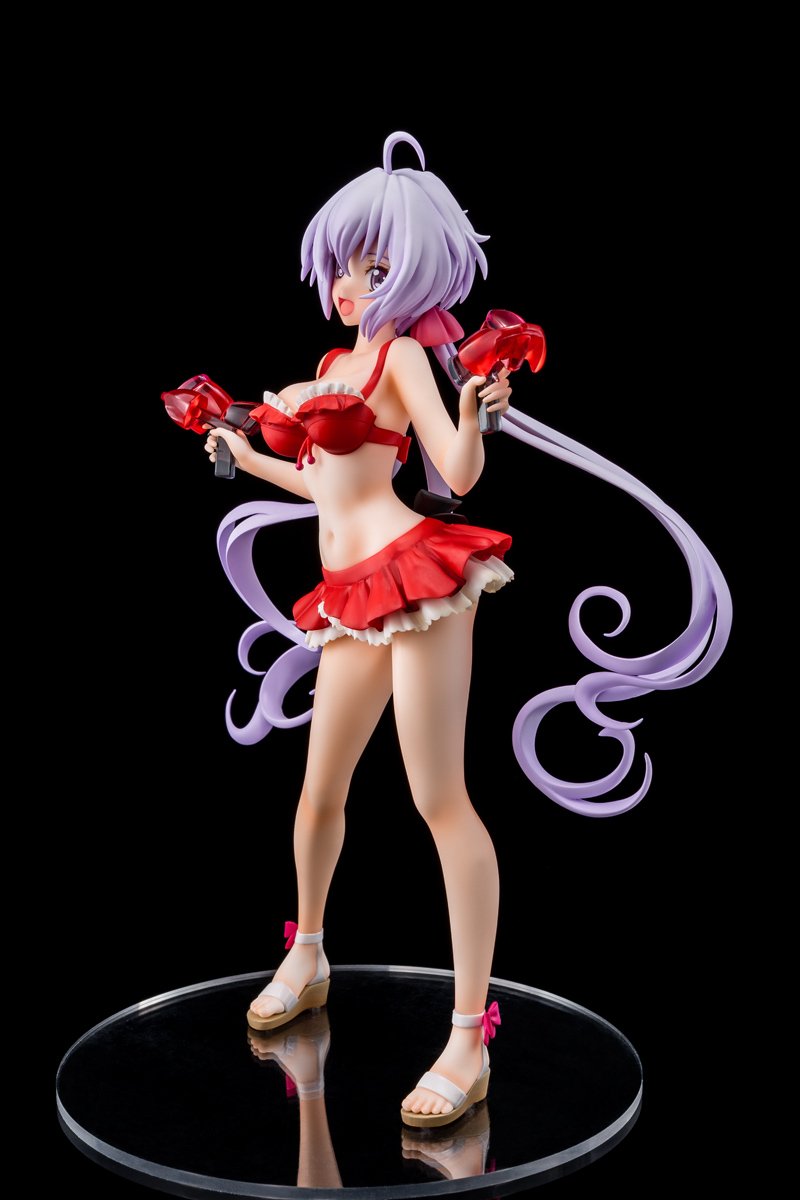 Bellfine Symphogear GX: Chris Yukine Swimsuit Version 1/7 Scale Anime Figure - Perfect for Anime Collectors, Display & Cosplay Inspiration