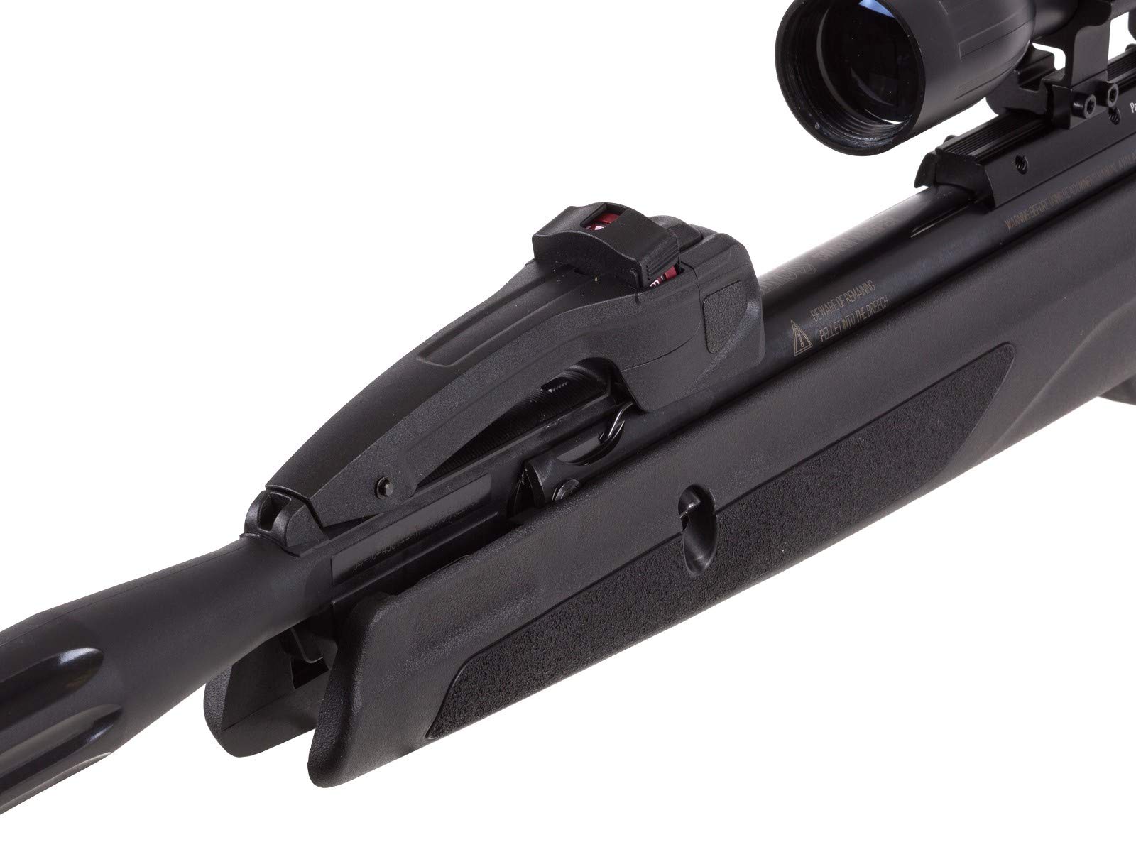 Gamo Swarm Whisper Multi-Shot Air Rifle - .22 Caliber Break Barrel Airgun with 10X Quick-Shot Technology - Ideal for Hunting, Pest Control & Target Shooting