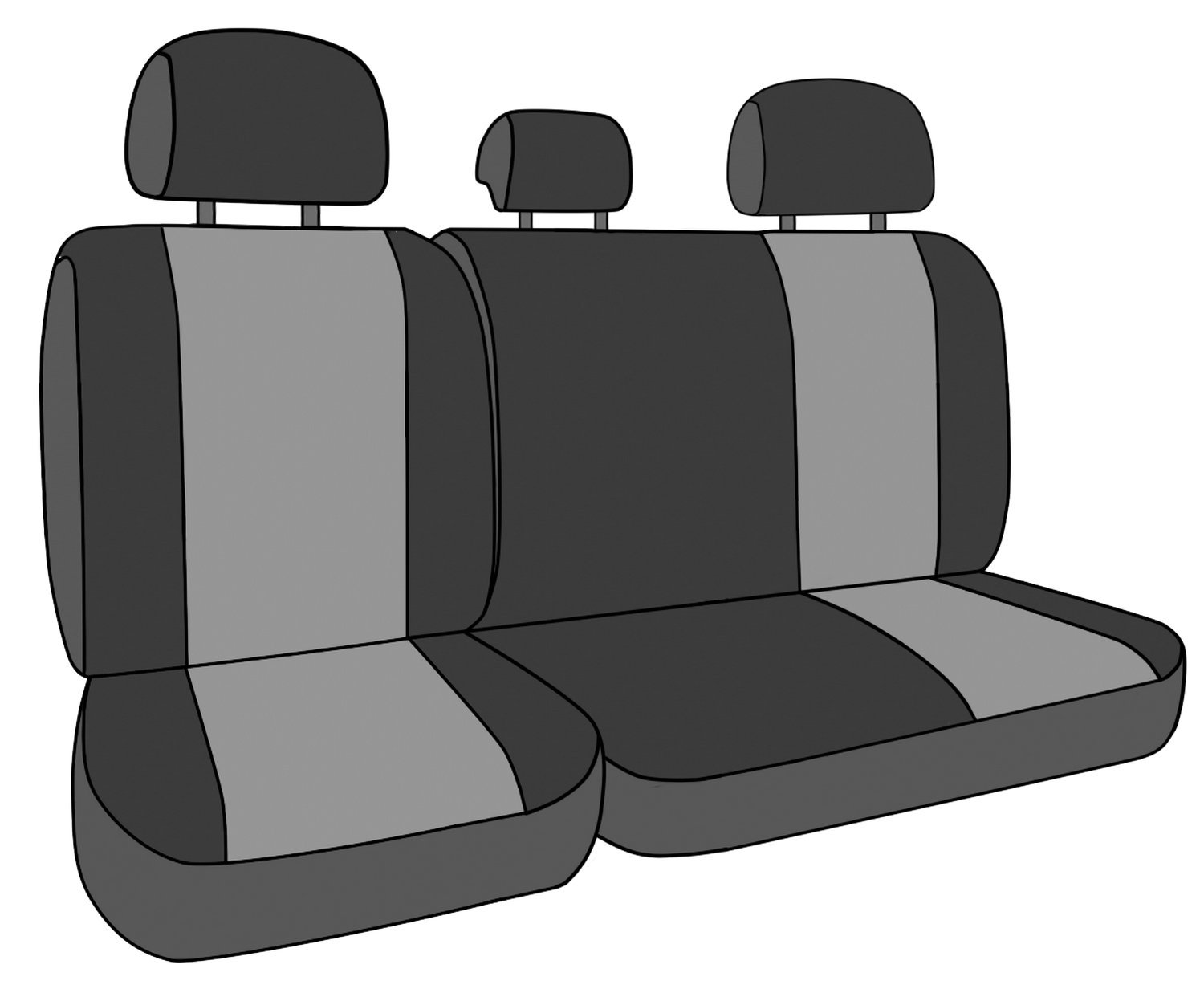 CalTrend NeoSupreme 60/40 Split Bench Seat Covers for 2003-2006 Honda Pilot - Beige with Beige Insert & Trim | Durable Car Seat Protection for Family SUVs & Road Trips