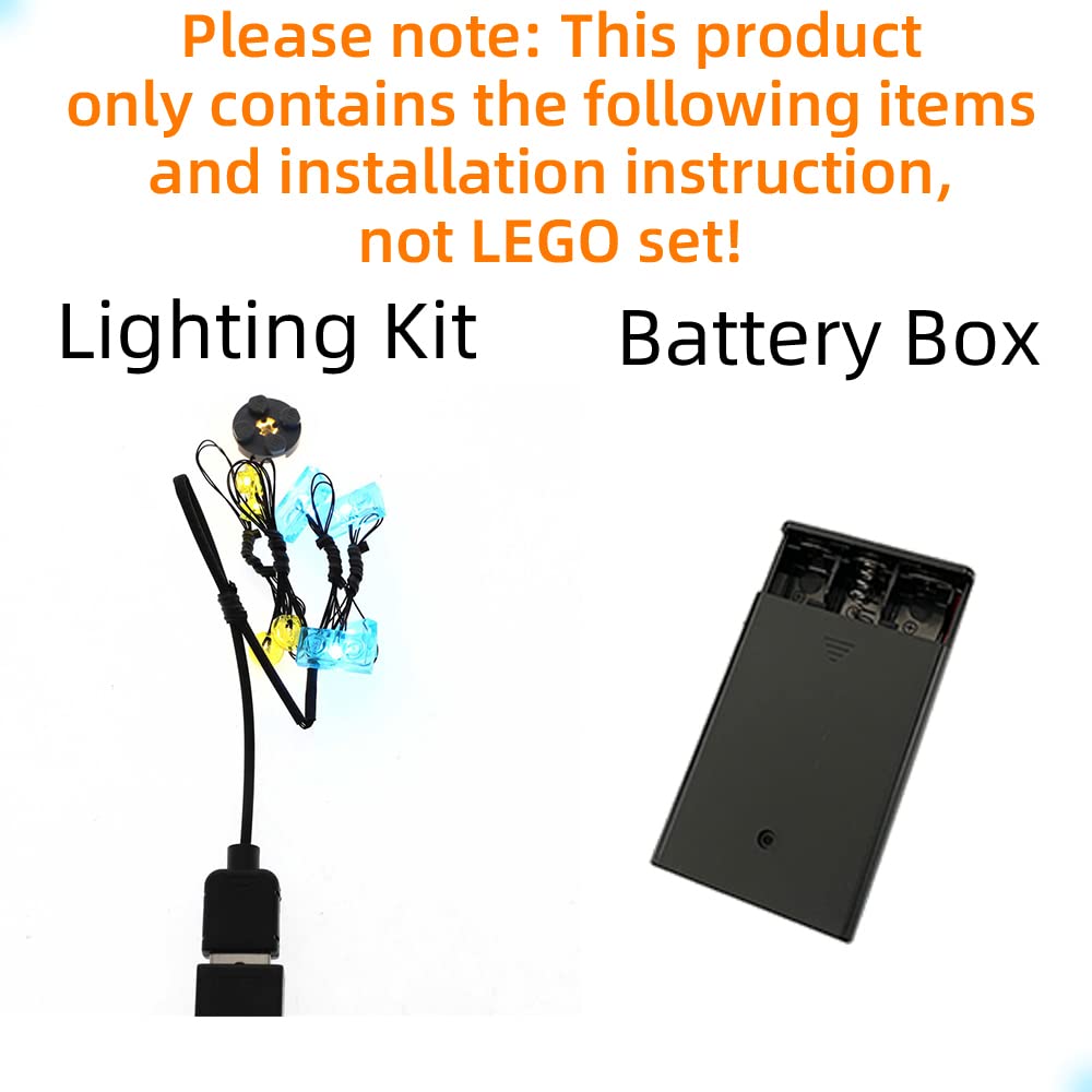 GEAMENT Light Kit for LEGO Star Wars The Bad Batch Attack Shuttle 75314 - Compatible Lighting Set for Building Blocks (Model Not Included) | Perfect for Display, Collection & DIY Star Wars Fan Projects