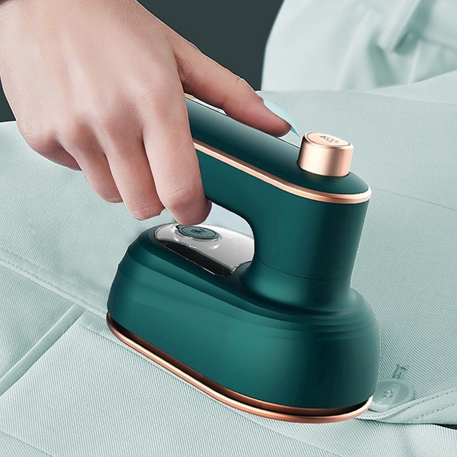 Professional Mini Garment Steamer - 180° Rotatable Handheld Clothes Steamer with 50ml Steam Generator | Portable Travel Iron for Wrinkle-Free Clothes at Home & On-The-Go | Perfect for Business Trips, Hotels & Quick Outfit Refresh