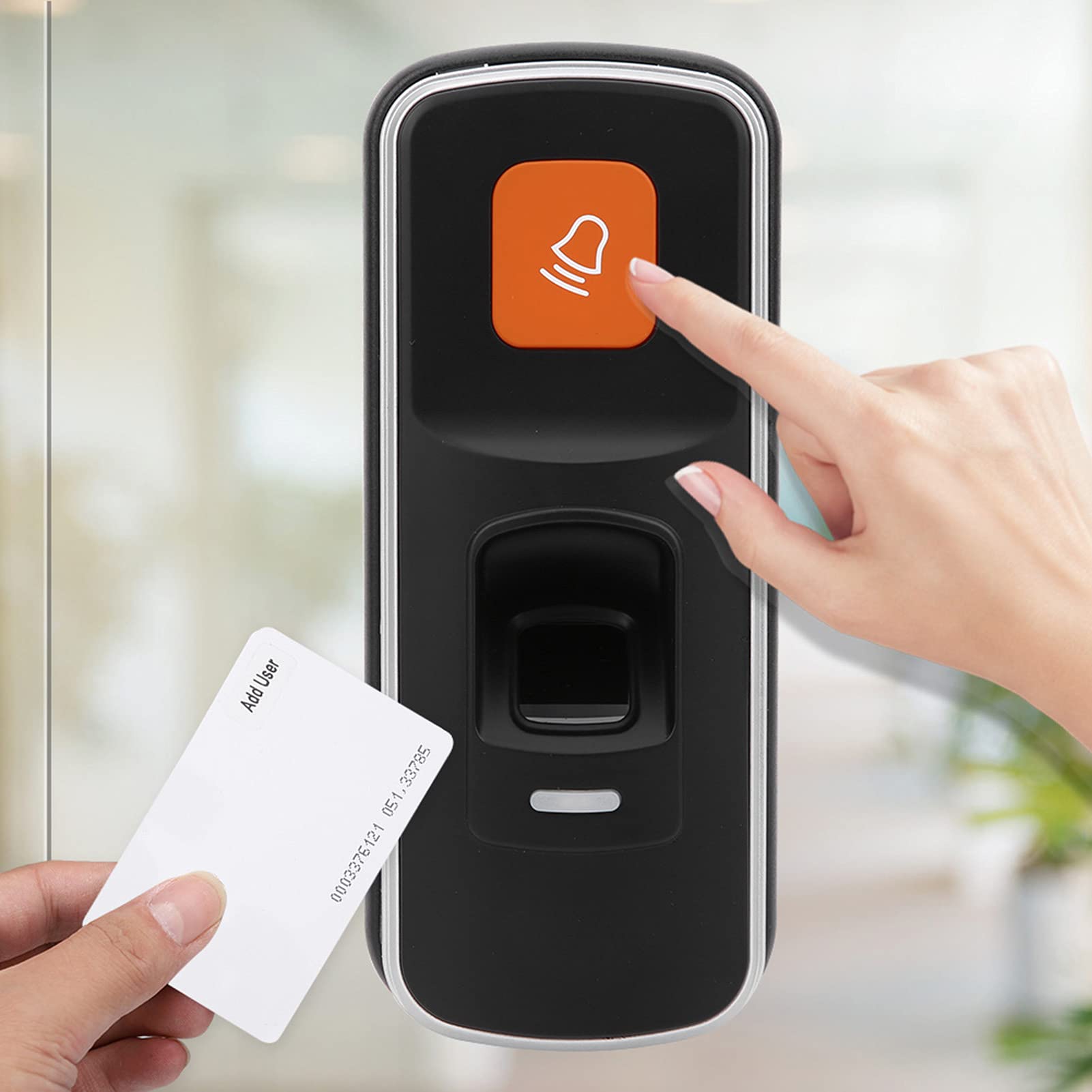 Biometric Fingerprint Time Clock for Office - Secure Access Control, Data Transmission & Attendance Tracking | Ideal for Employee Management & Workplace Security