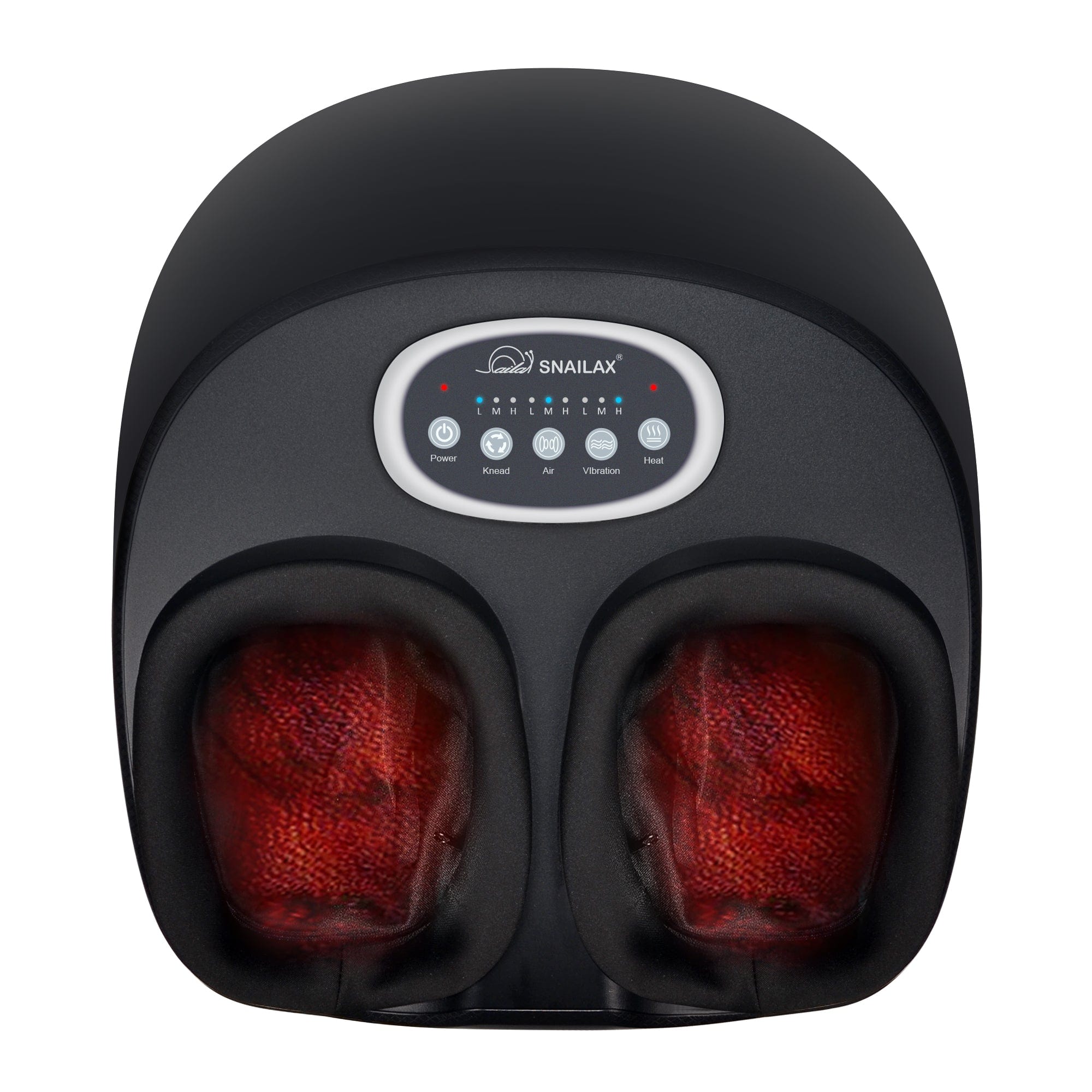 Snailax Electric Shiatsu Foot Massager with Heat - Kneading, Vibration & Compression Therapy for Pain Relief, Remote Control, Fits Up to Size 13 - Perfect for Home, Office & Post-Workout Recovery