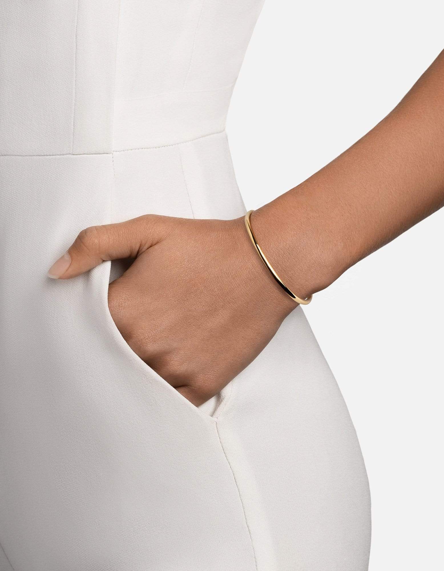 Lido Cuff Bracelet - 14K Gold Vermeil & Genuine Sapphire Jewelry for Women - Perfect for Weddings, Parties & Special Occasions