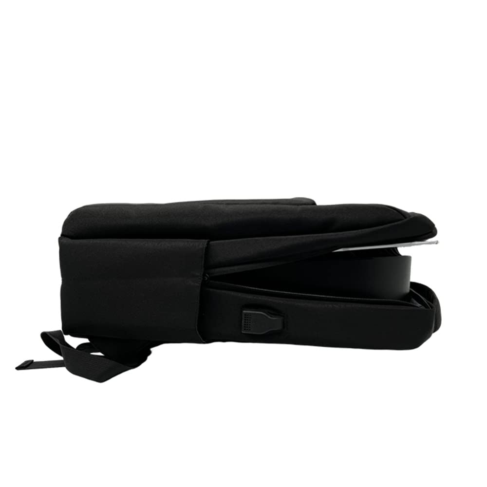 PS5 Pro/PS5 Slim Travel Backpack - Large Capacity Waterproof Nylon Laptop Bag with USB Port - Perfect for Gaming Consoles, Laptops & Travel Accessories - Ideal for Commuting, School & Outdoor Adventures