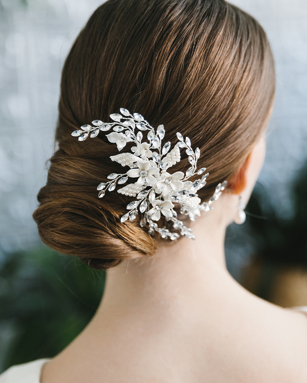 Amaya Wedding Hair Clip - Elegant Bridal Hair Accessory for Weddings, Prom & Special Occasions
