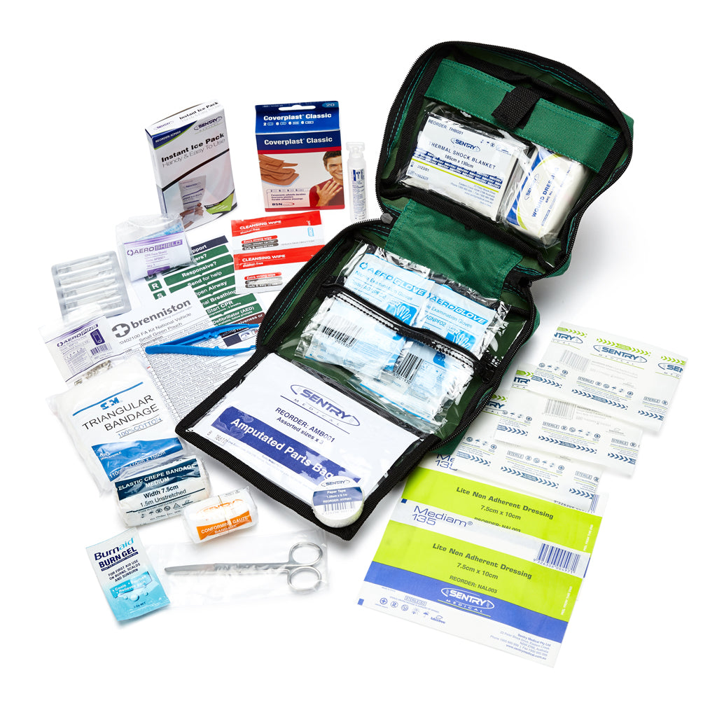 20402100 Premium Vehicle First Aid Kit - Essential Emergency Medical Supplies for Cars, Trucks & Road Trips - Compact & Portable for Travel, Camping & Outdoor Adventures