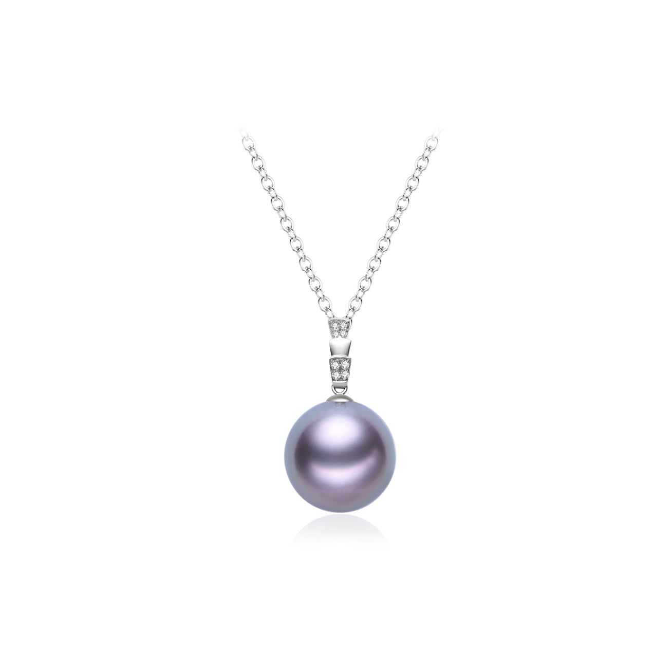 18K Solid Gold Saltwater Tahitian Pearl Necklace - Elegant Jewelry Gift for Women, Bridal Party, Anniversary & Special Occasions | KN00320