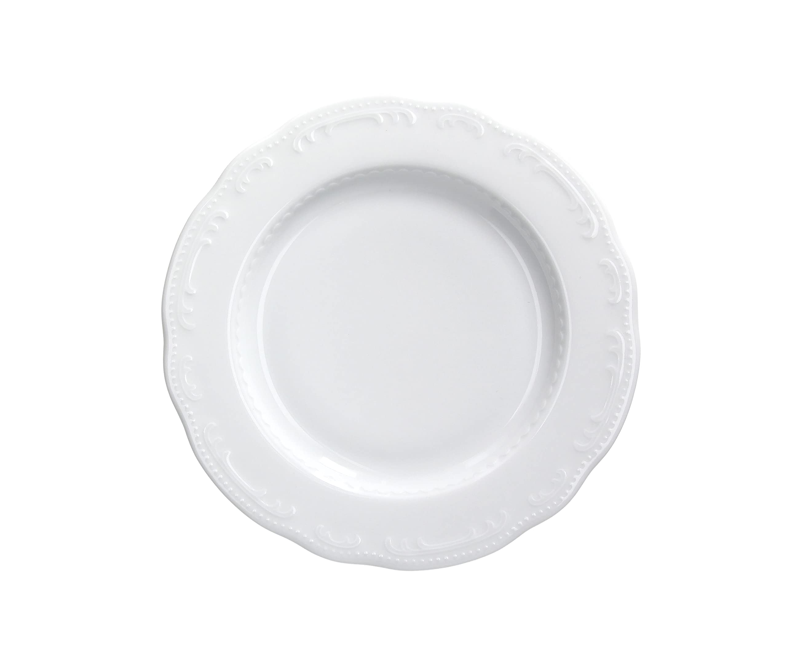 V. Tognana Wienna 22cm Dessert Plates Set of 6 - Elegant Fine China for Afternoon Tea, Dessert Parties & Special Occasions