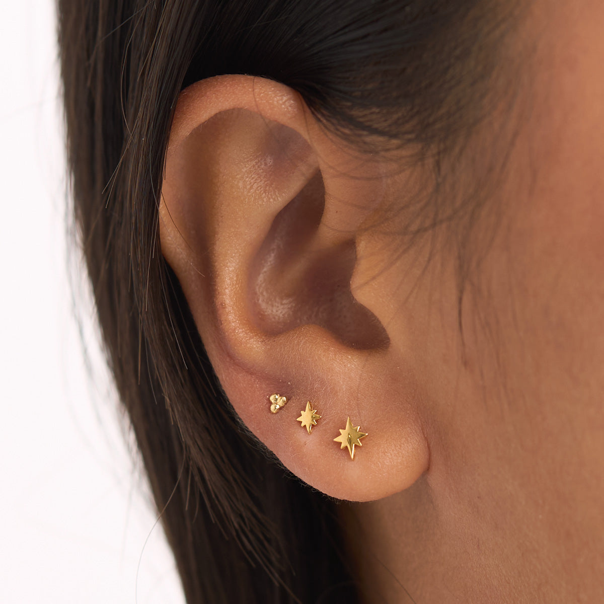 Micro Dot Studs Gold Earrings - Minimalist Tiny Gold Stud Earrings for Women - Perfect for Everyday Wear, Work, and Special Occasions