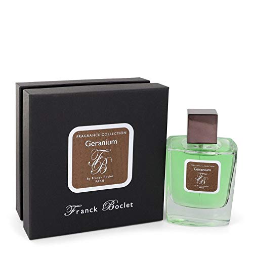 Franck Boclet Geranium Eau De Parfum Spray - 3.4 oz Unisex Perfume for Women & Men | Long-Lasting Floral Scent | Perfect for Date Night, Office & Special Occasions