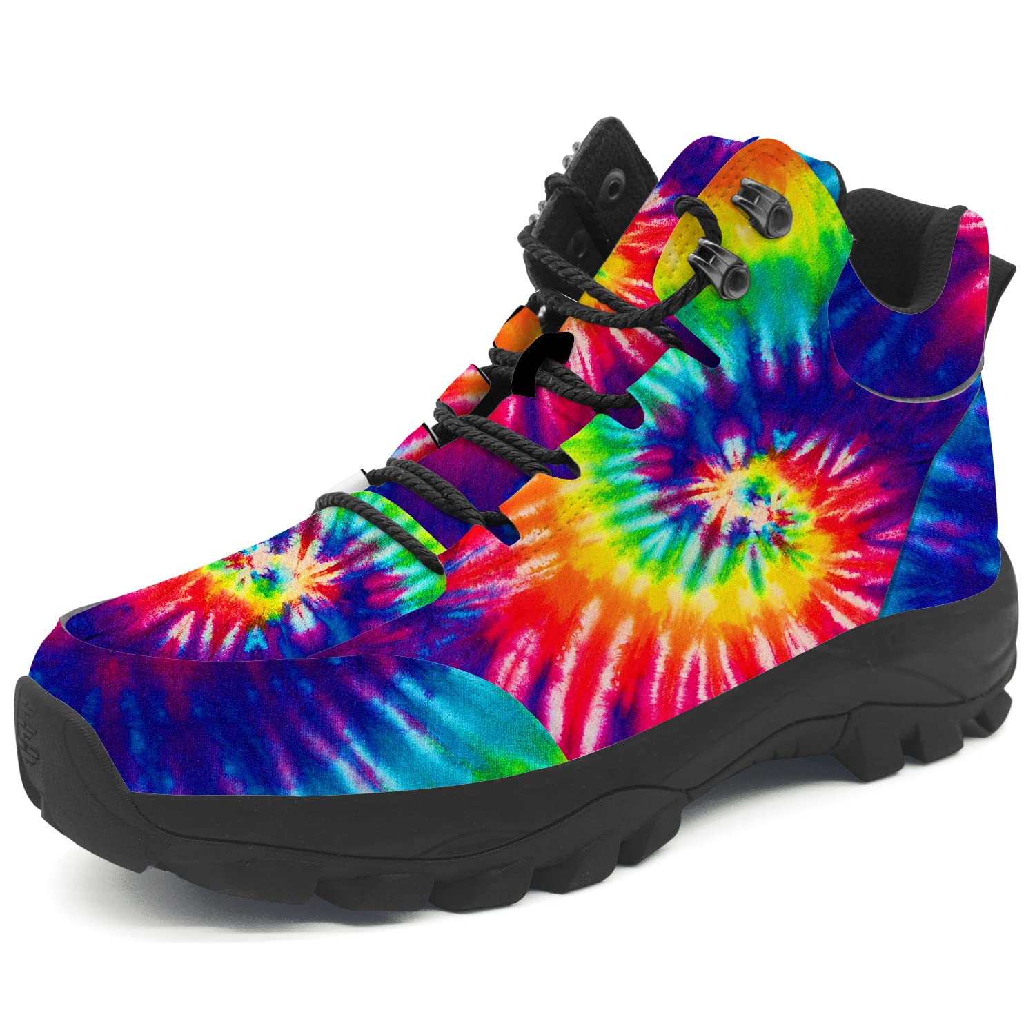 **Waterproof Tie Dye Hiking Shoes for Men & Women - Non-Slip Outdoor Trail Trekking Sneakers - Perfect for Hiking, Camping & Travel Gifts**