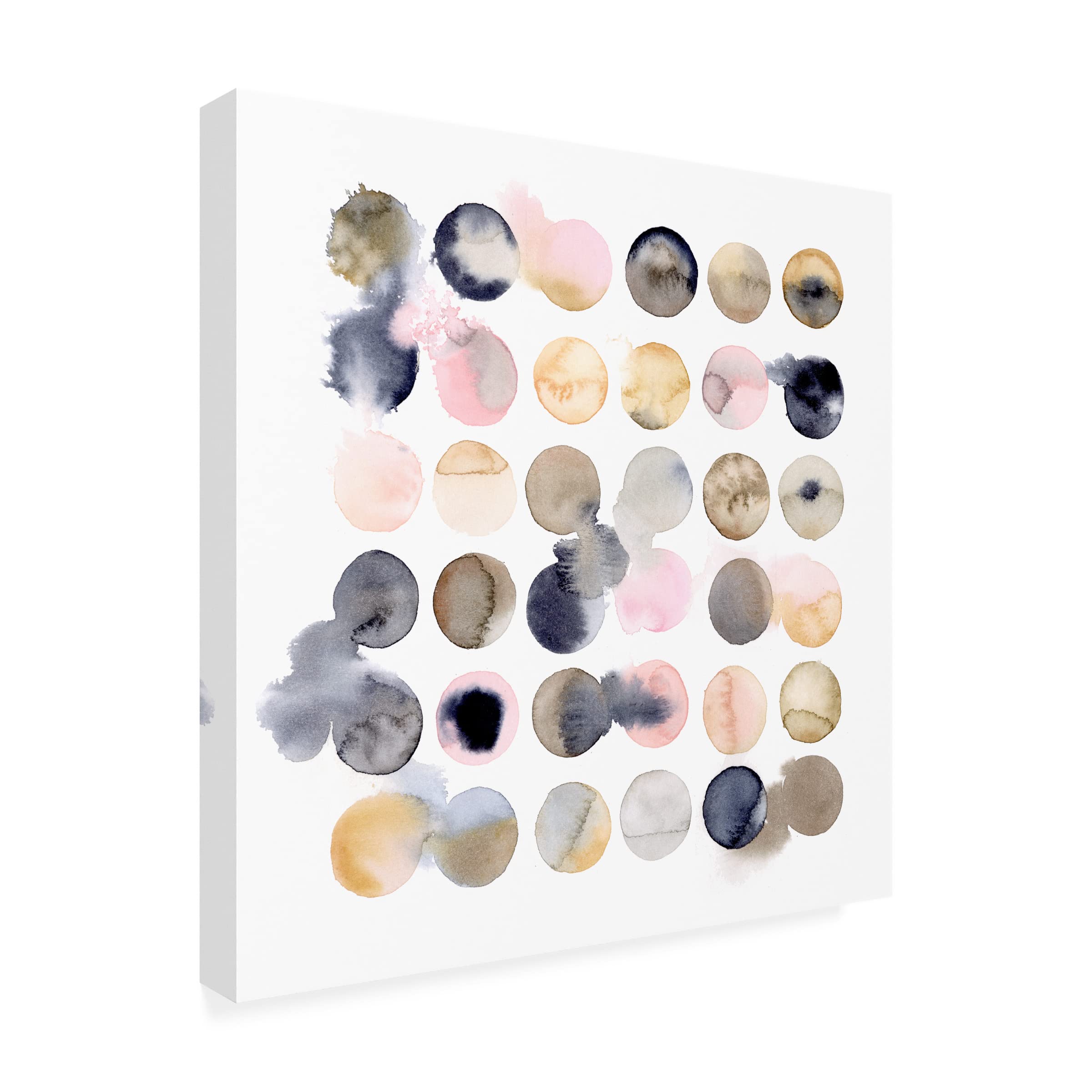 Grace Popp Dream Planets I Canvas Wall Art - 35x35 Inch Modern Space Themed Painting for Living Room & Bedroom Decor