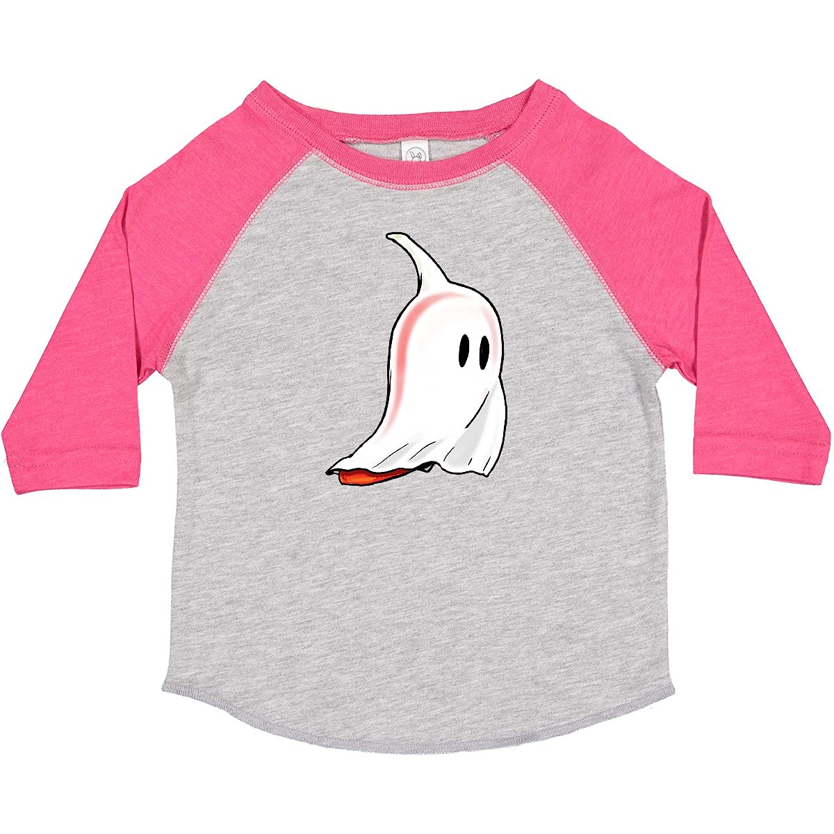 Inktastic Cute Ghost Pepper Toddler T-Shirt - Funny Halloween Baby Clothes - Soft Cotton Tee for Boys & Girls - Perfect for Halloween Costumes, Trick or Treating & Spooky Parties