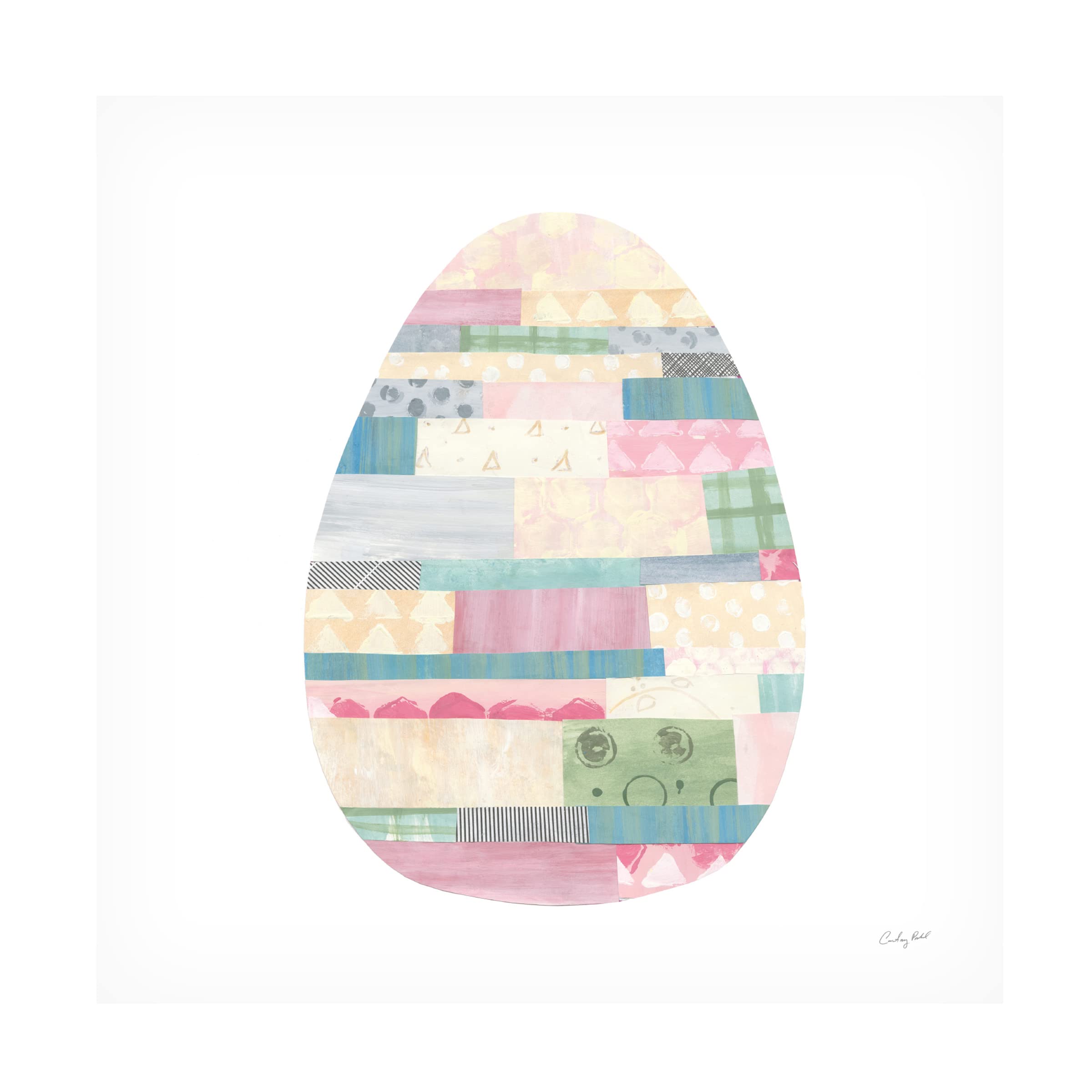 Courtney Prahl 'Spring into Easter III' Canvas Wall Art - Floral Easter Decor for Home, Living Room & Office - Perfect for Spring & Holiday Gifting