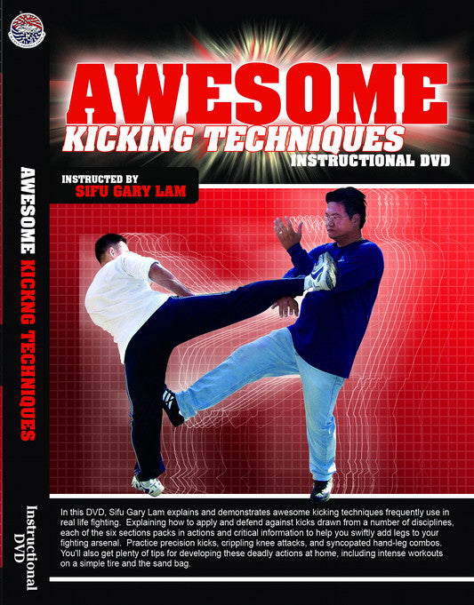 Gary Lam's Best Kicking Techniques DVD - Learn Martial Arts & Self-Defense Moves for Training, Fitness & Home Practice