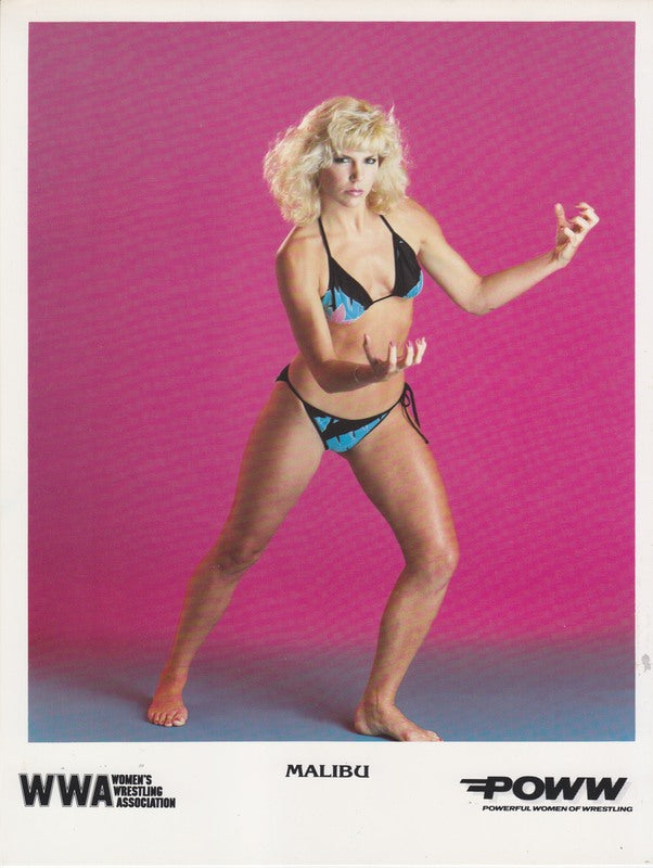1988 POWW Malibu California Doll Vintage Promotional Photo - Collectible 80s Memorabilia for Display, Fan Collections & Retro Room Decor