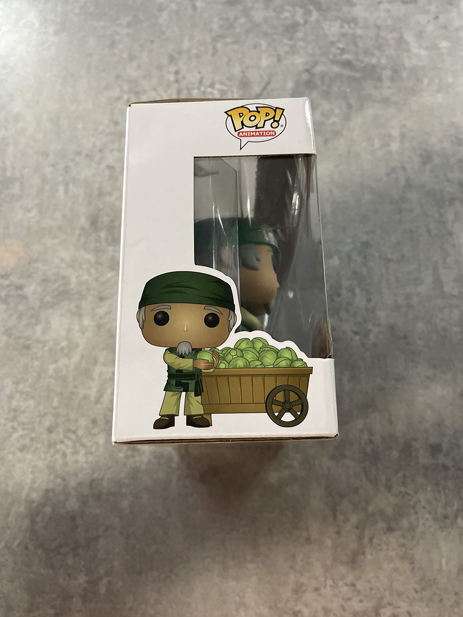 Funko POP! Animation: Avatar - Cabbage Man with Cart Collectible Figure | Limited Fall Convention Exclusive | Perfect for Avatar Fans & Pop Culture Collectors | Great for Display, Gifts & Themed Decor