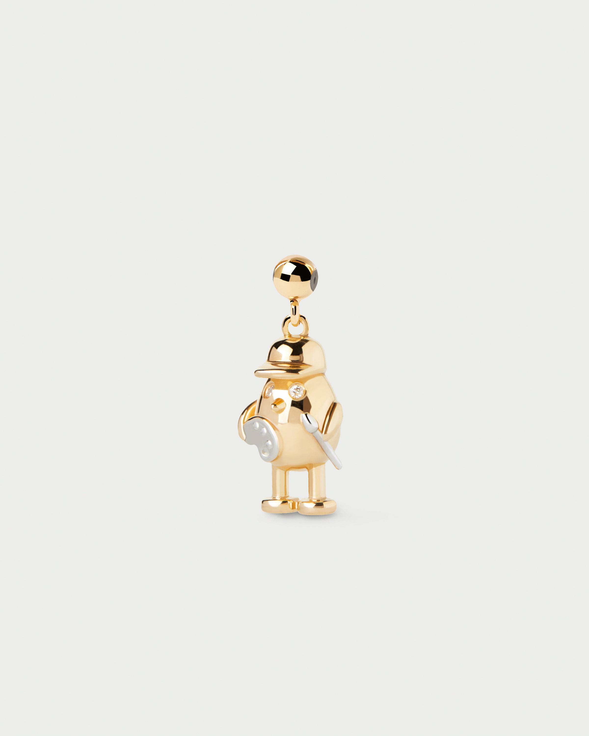 Artist Charm - Handmade Unique Jewelry Pendant for Necklaces & Bracelets - Perfect for Gifts, DIY Crafts & Boho Fashion Accessories