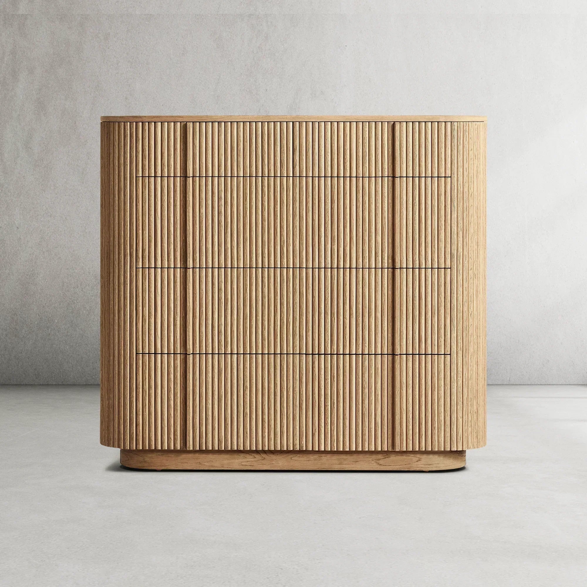 Mulholland Modern 5-Drawer Dresser - Stylish Wooden Cabinet for Bedroom Storage & Organization - Perfect for Home, Office, or Dorm Room Decor