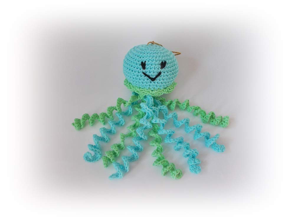 Handmade Octopus Crochet Plush Amigurumi Toy - Soft Stuffed Animal for Kids & Adults - Perfect Gift for Birthdays, Baby Showers & Home Decor