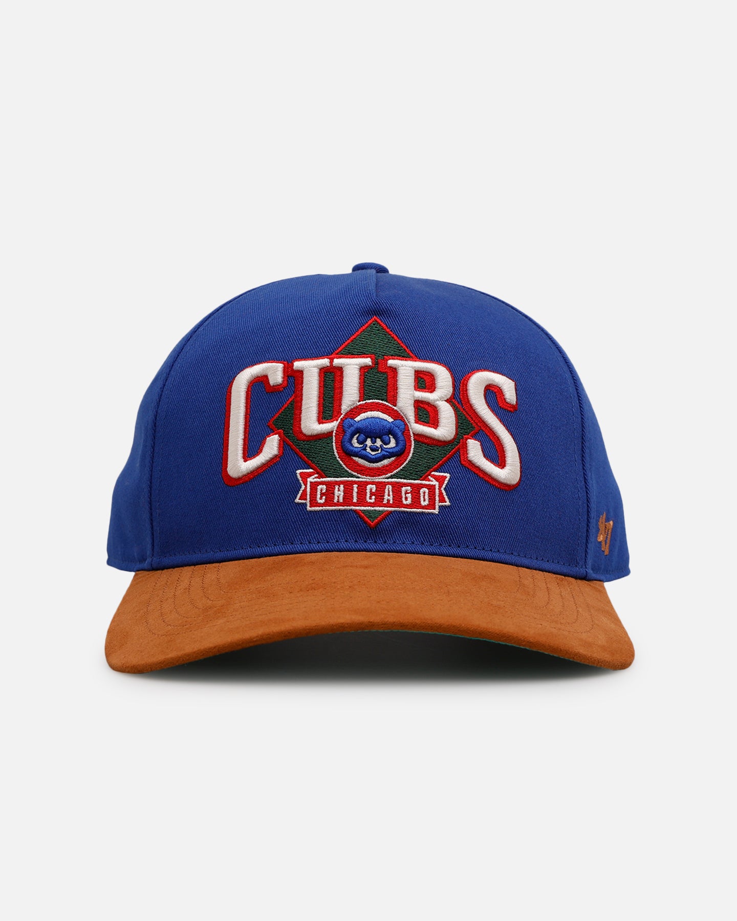 47 Brand Chicago Cubs 'Diamond' 47 Offside Snapback Royal Baseball Cap - Official MLB Hat for Men & Women, Perfect for Sports Games, Casual Wear & Fan Collections