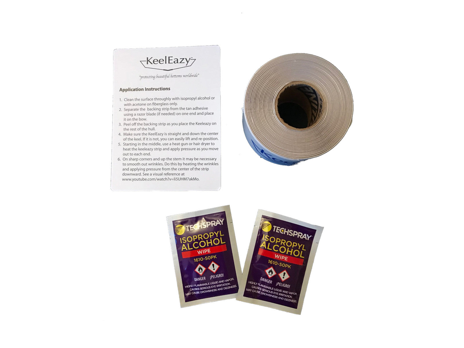KeelEazy Kayak Keel Strip Kit - Protect Your Kayak Hull from Scratches & Damage - Easy to Install for All Kayak Types - Perfect for Fishing, Touring & Recreational Paddling