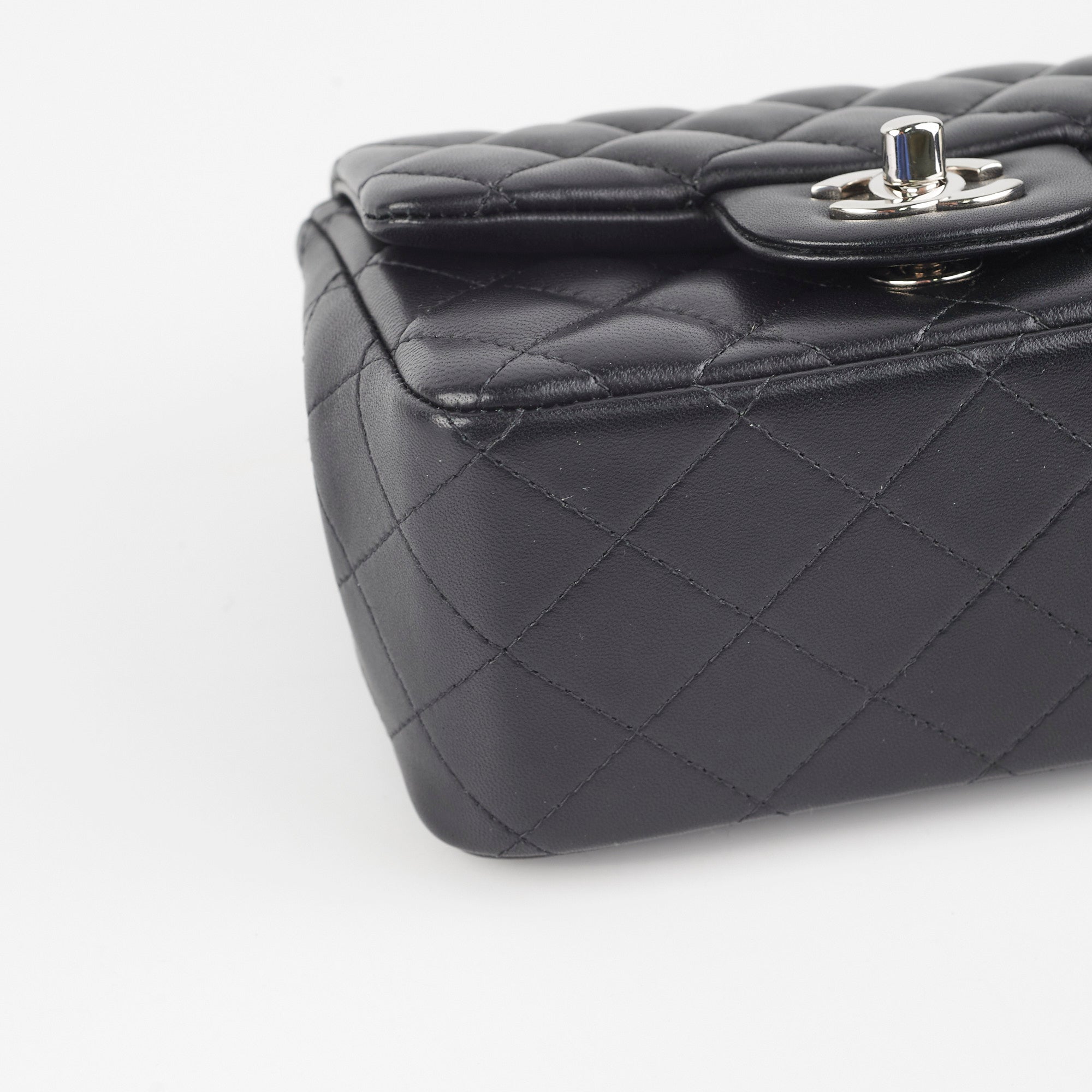Chanel Mini Square Lambskin Black Crossbody Bag - Luxury Designer Handbag for Women | Perfect for Evening Events, Date Nights & Special Occasions