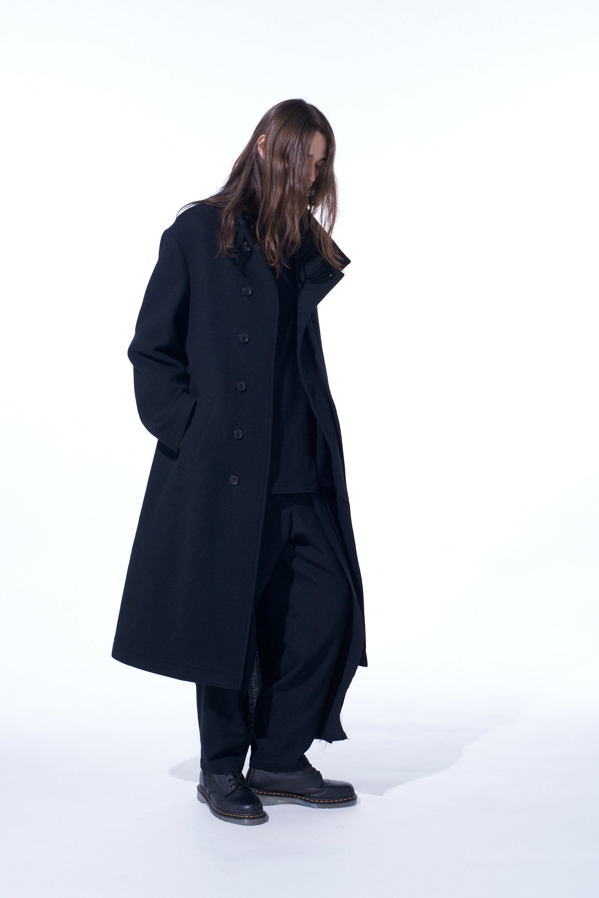 Double Weave Melton Stand Collar Coat for Men - Warm Winter Overcoat for Business & Casual Wear | Perfect for Office, Travel & Outdoor Activities