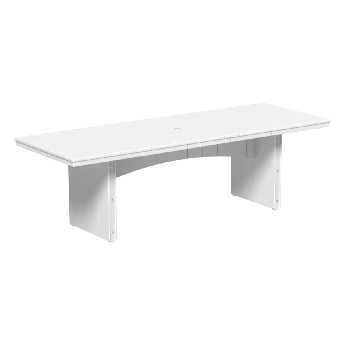 LuxCraft Modern Rectangular Dining Table 3ft x 8ft - Urban Style Solid Wood Kitchen Table for Dining Room, Restaurant & Small Space - Perfect for Family Gatherings, Dinner Parties & Home Decor