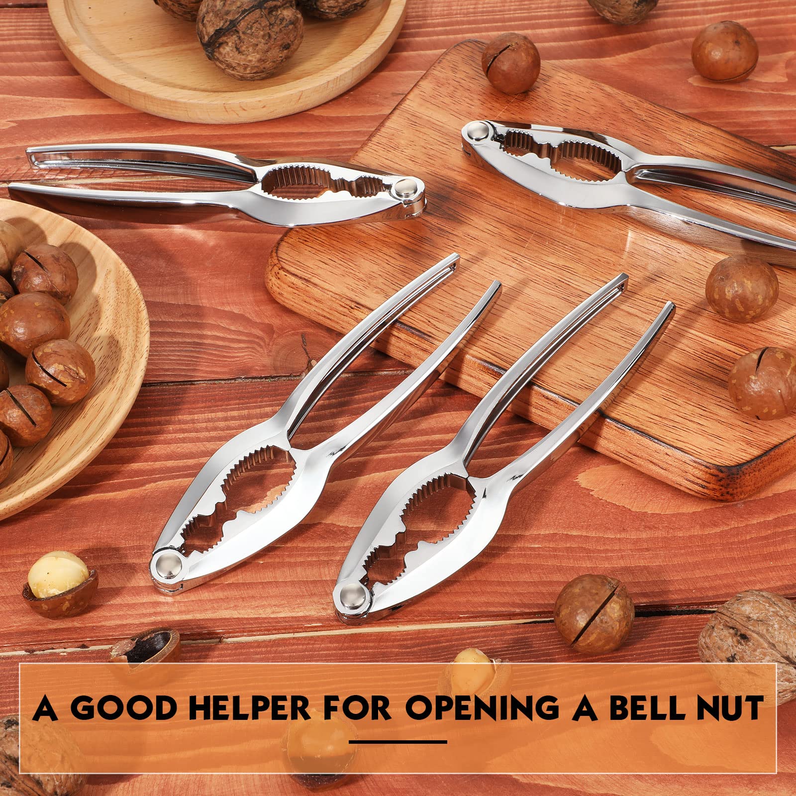 80 Pack Heavy Duty Nut & Crab Crackers - Bulk Crab Leg Claw Crackers Opener Tool for Nuts, Shellfish, Seafood - Perfect for Home, Restaurant & Kitchen Use