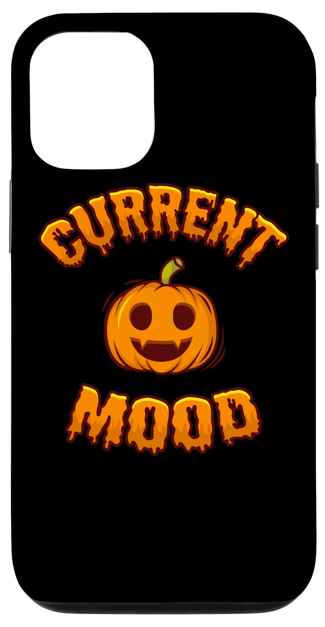 iPhone 12/12 Pro Halloween Pumpkin Jack O'Lantern Funny Cute Phone Case - Perfect for Halloween Parties, Trick or Treating & Spooky Mood Expressions