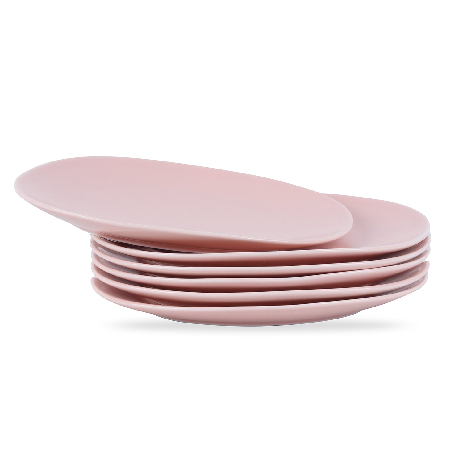Delilah Porcelain Salad Plate Set of 6 - Elegant Dinnerware for Fine Dining, Parties & Home Decor | Dishwasher Safe & Chip Resistant