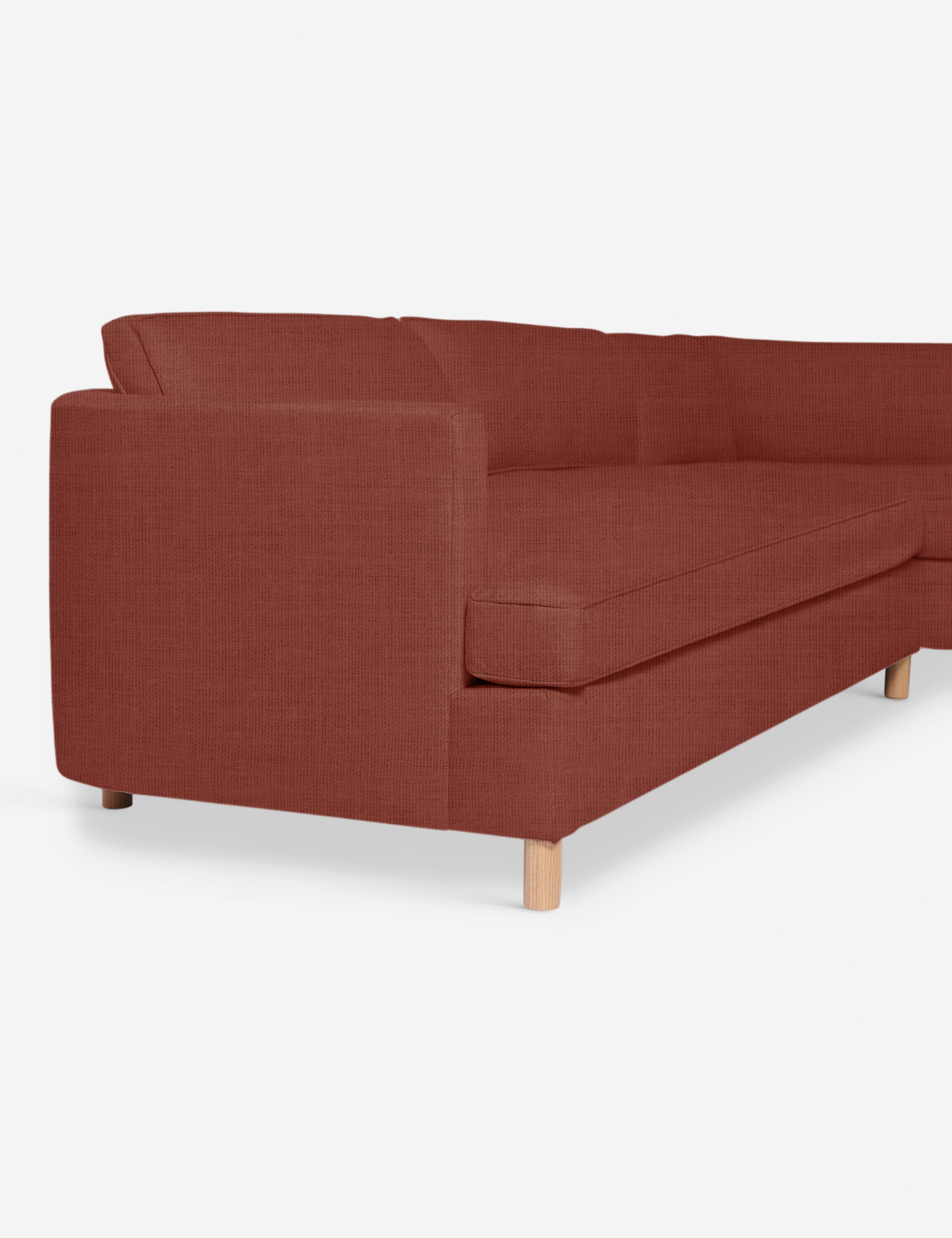 Belmont Corner Sectional Sofa by Ginny Macdonald - Modern L-Shaped Couch for Living Room, Family Room & Lounge Areas | Comfortable Fabric Upholstery with Reversible Chaise