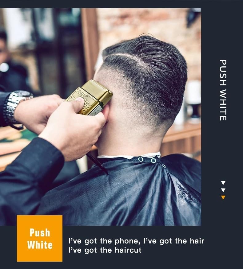 Premium Men's Electric Razor - All Metal Body with Digital Display, Waterproof for Full Body Washing, Professional Hair Clipper for Home & Salon Use - Perfect for Daily Shaving, Beard Trimming, and Head Shaving