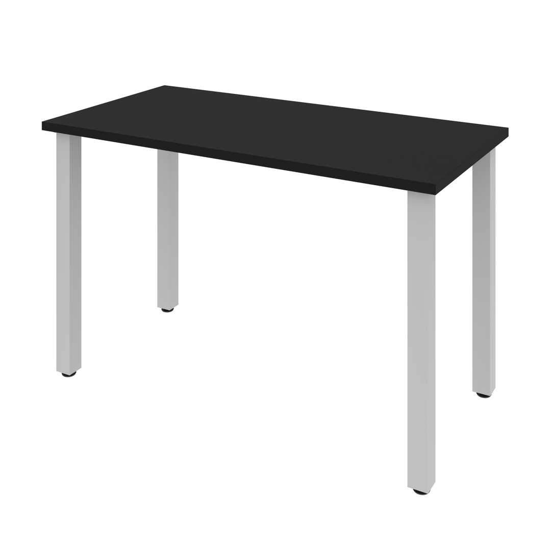 Bestar Universal Table Desk with Square Metal Legs, 48