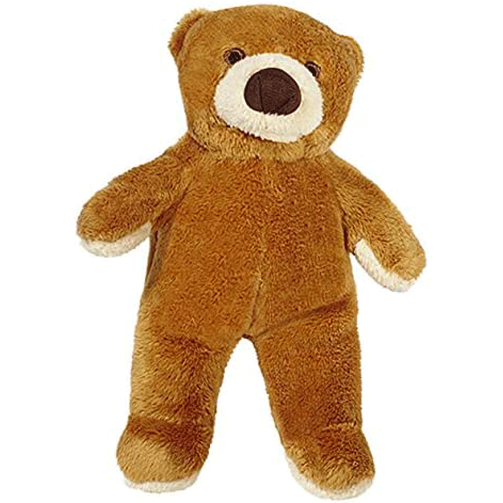 Fluff & Tuff Cubby Bear Brown Dog Toy - Durable Plush Chew Toy for Small & Medium Dogs - Perfect for Indoor Play, Cuddling & Training Sessions