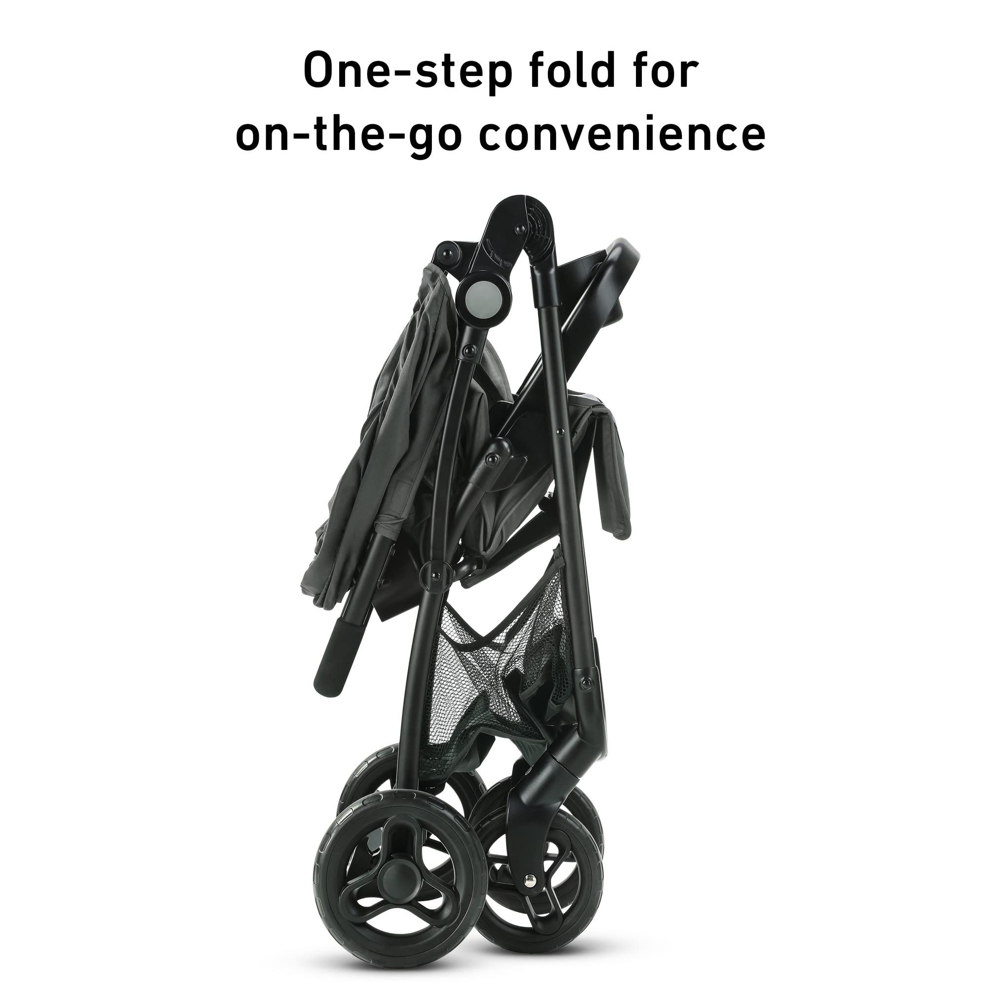 Graco NimbleLite Lightweight Compact Stroller for Babies & Toddlers - Easy Fold Travel Stroller with Canopy - Perfect for City Walks, Travel & Everyday Use (Gotham)