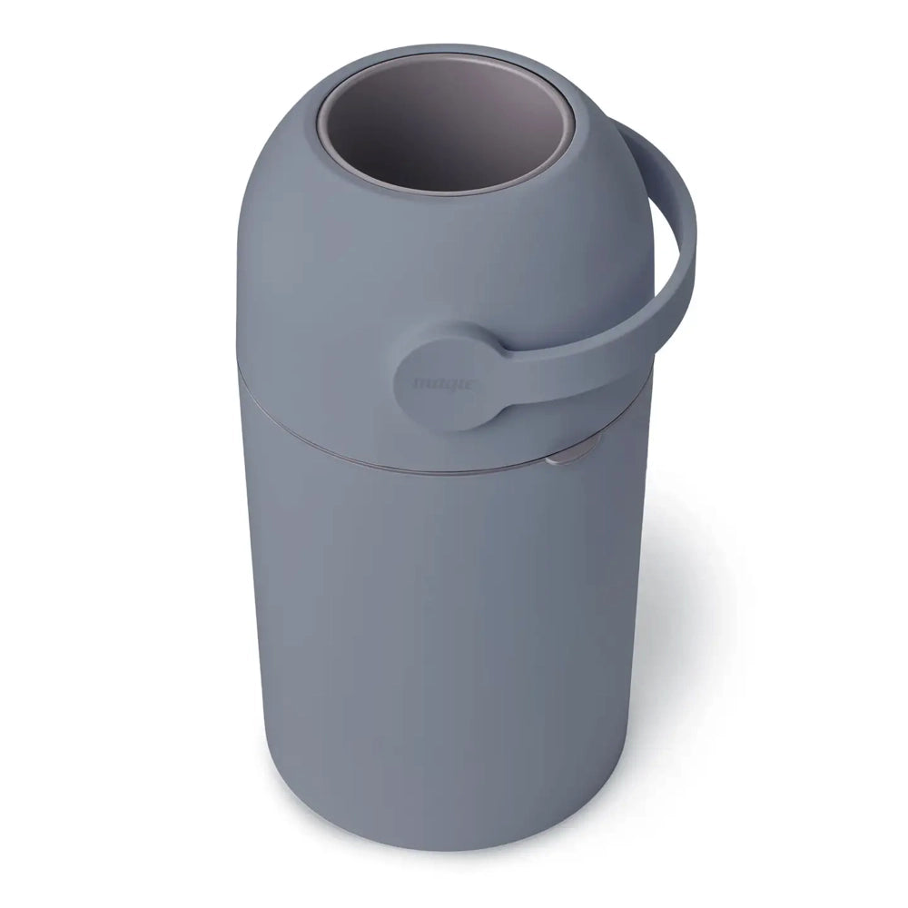 Magic Diaper Pail in Pigeon Blue - Odor-Free Baby Diaper Disposal System for Nursery & Changing Stations | Perfect for Newborns & Toddlers