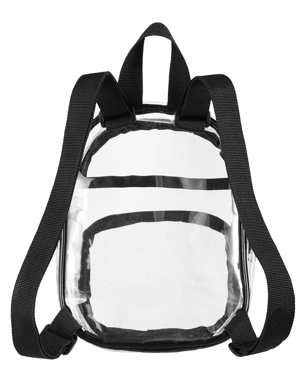 BAGedge BE268 Unisex Clear PVC Mini Backpack - Waterproof Transparent Daypack for Concerts, Festivals & Travel | Fashionable See-Through School Bag for Teens & Adults