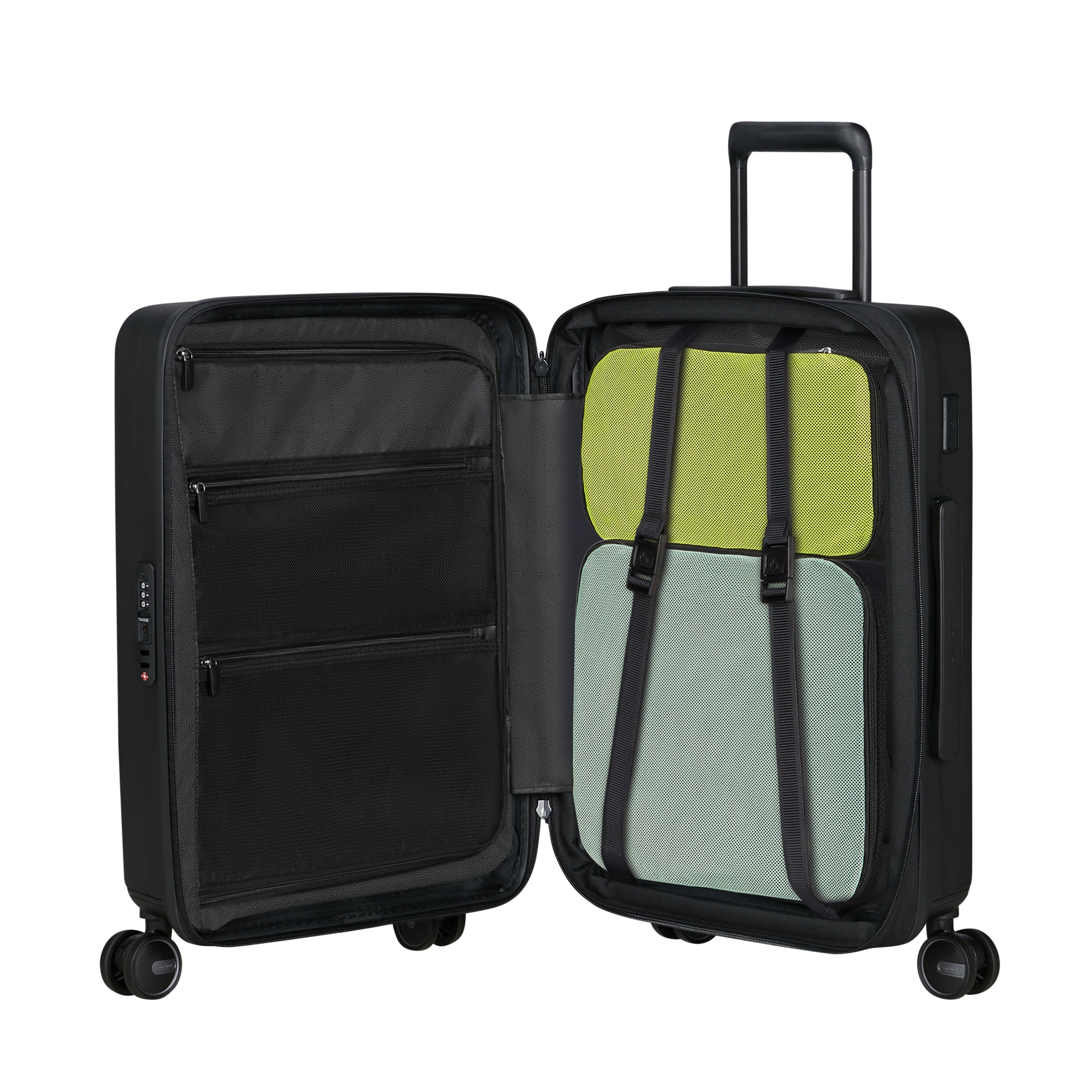 Samsonite Restackd Spinner Carry On Expandable Luggage - Lightweight Hardshell Suitcase with 360° Wheels for Air Travel & Business Trips