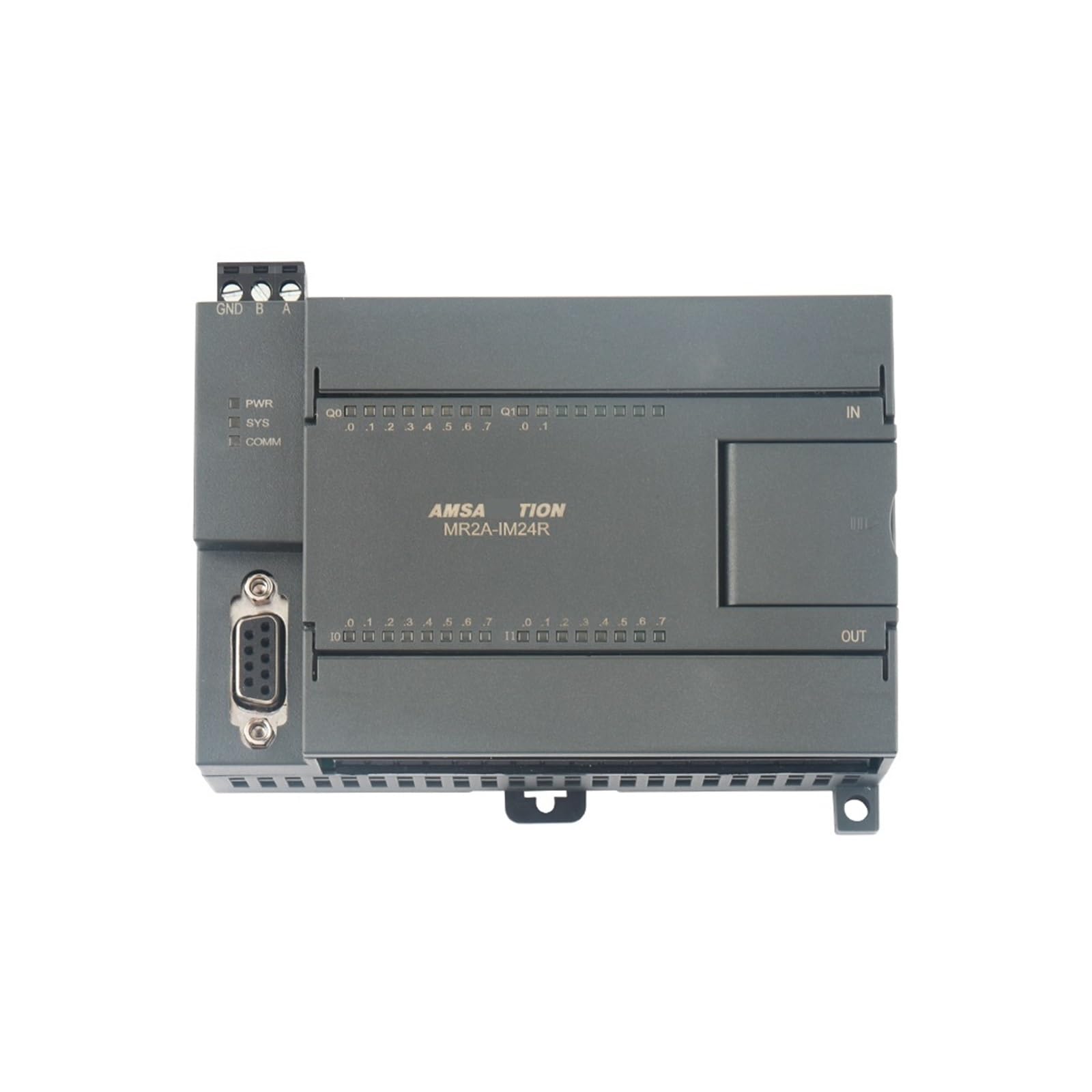 YUANFAHHH MR2A-IM24R PLC Ethernet Converter Module - MODBUS TCP/RTU RS485 to Ethernet Switch with Relay for Industrial Automation | Perfect for Factory PLC Systems, SCADA Networks & Equipment Monitoring