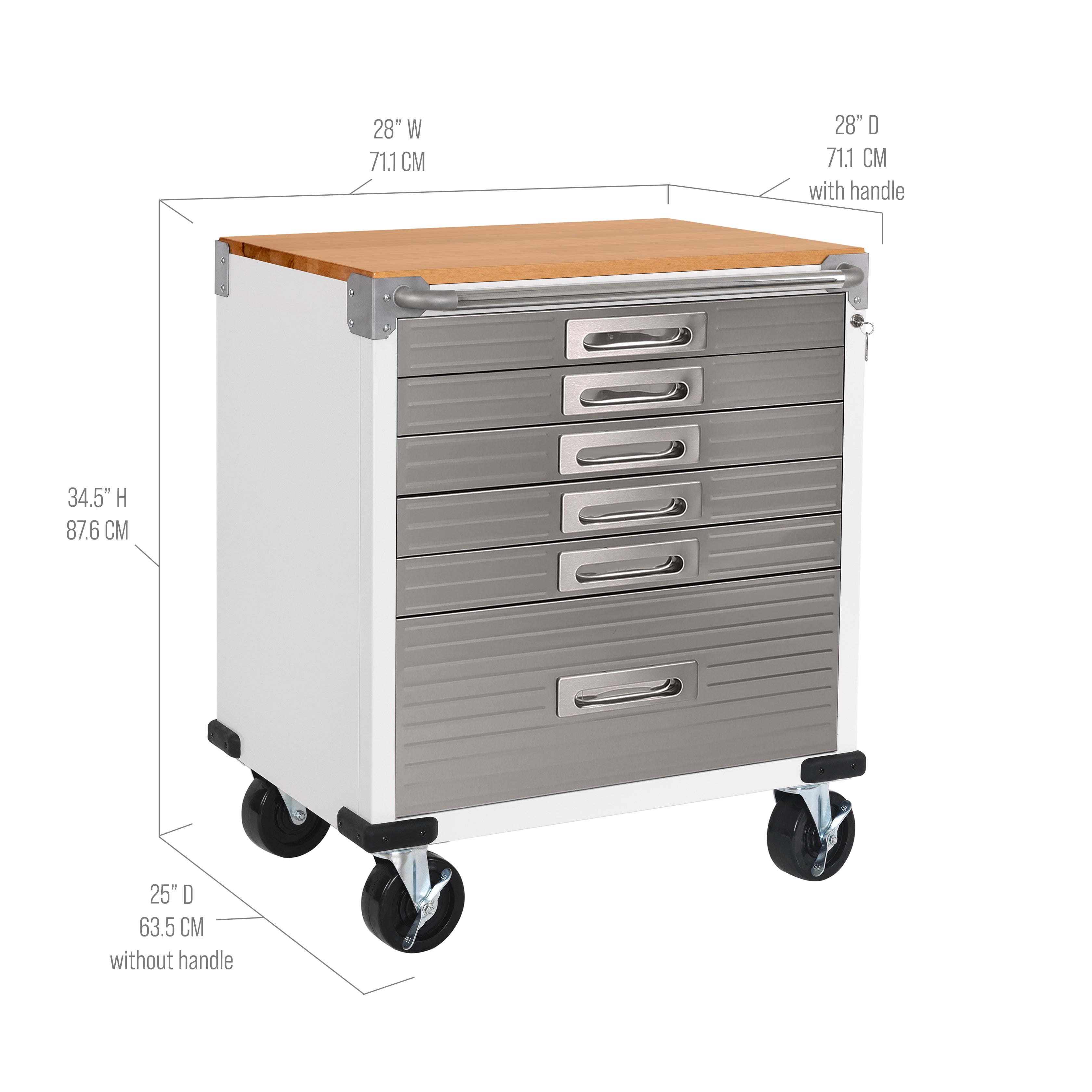UltraHD® 6-Drawer Storage Cabinet - Organize Home, Office & Closet - Durable Modern Furniture for Bedroom, Living Room & Workspace