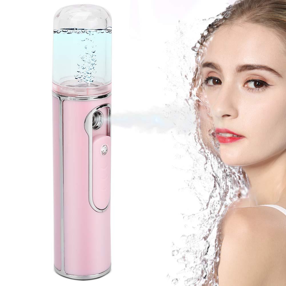 USB Rechargeable Nano Facial Steamer - Portable Handheld Face Mist Sprayer for Hydration & Moisturizing | Perfect for Travel, Home Spa & Daily Skincare Routine