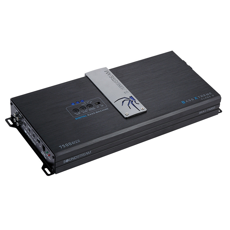 Soundstream BXA1 7500D 7500W Class D Monoblock Car Amplifier - Powerful Bass Boost for Car Audio Systems & Subwoofers