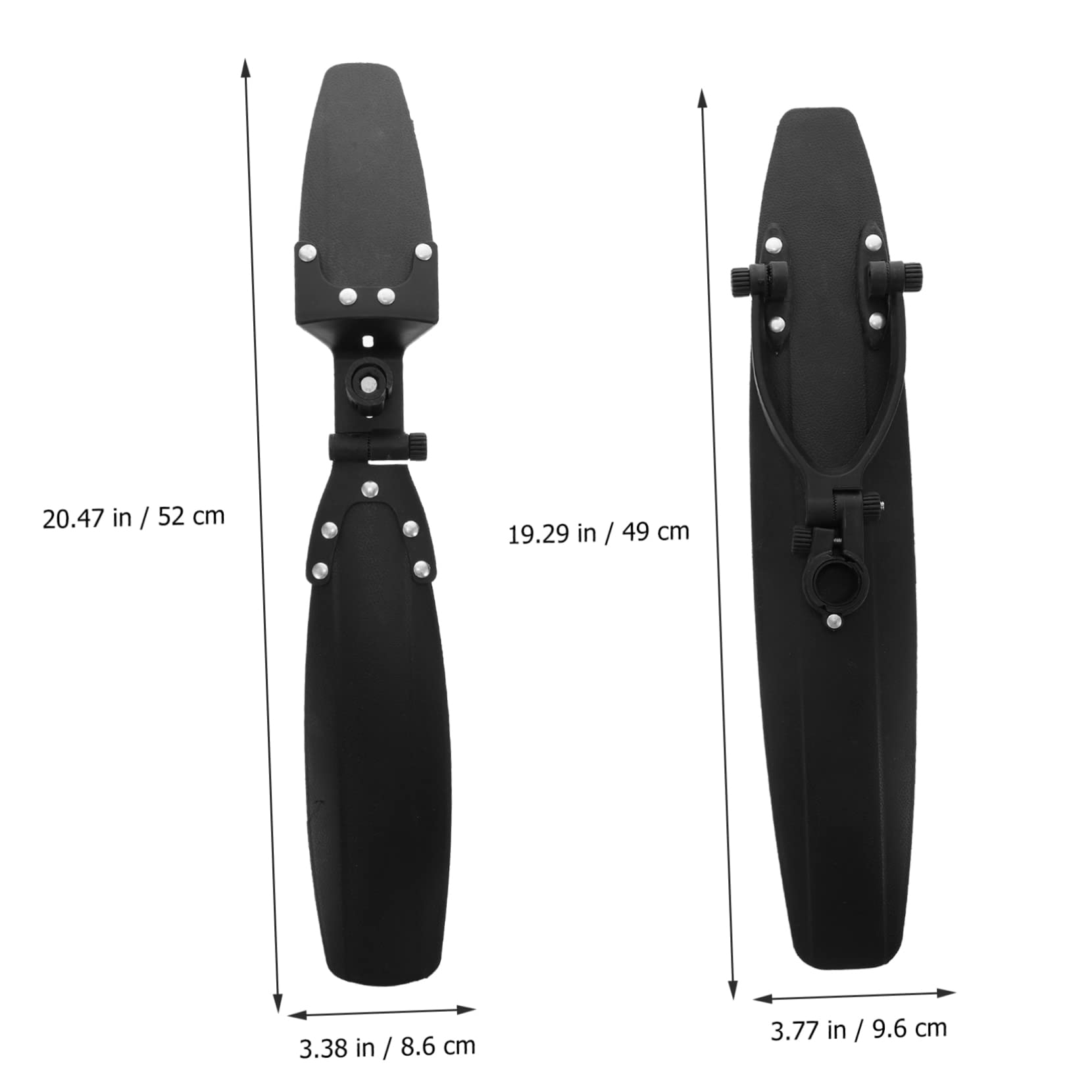 BESPORTBLE Bike Mud Guard Set - Plastic Front & Rear Mudguard for Bicycles, Dirt Protection Accessories - Perfect for Mountain Biking, Commuting & Rainy Day Rides