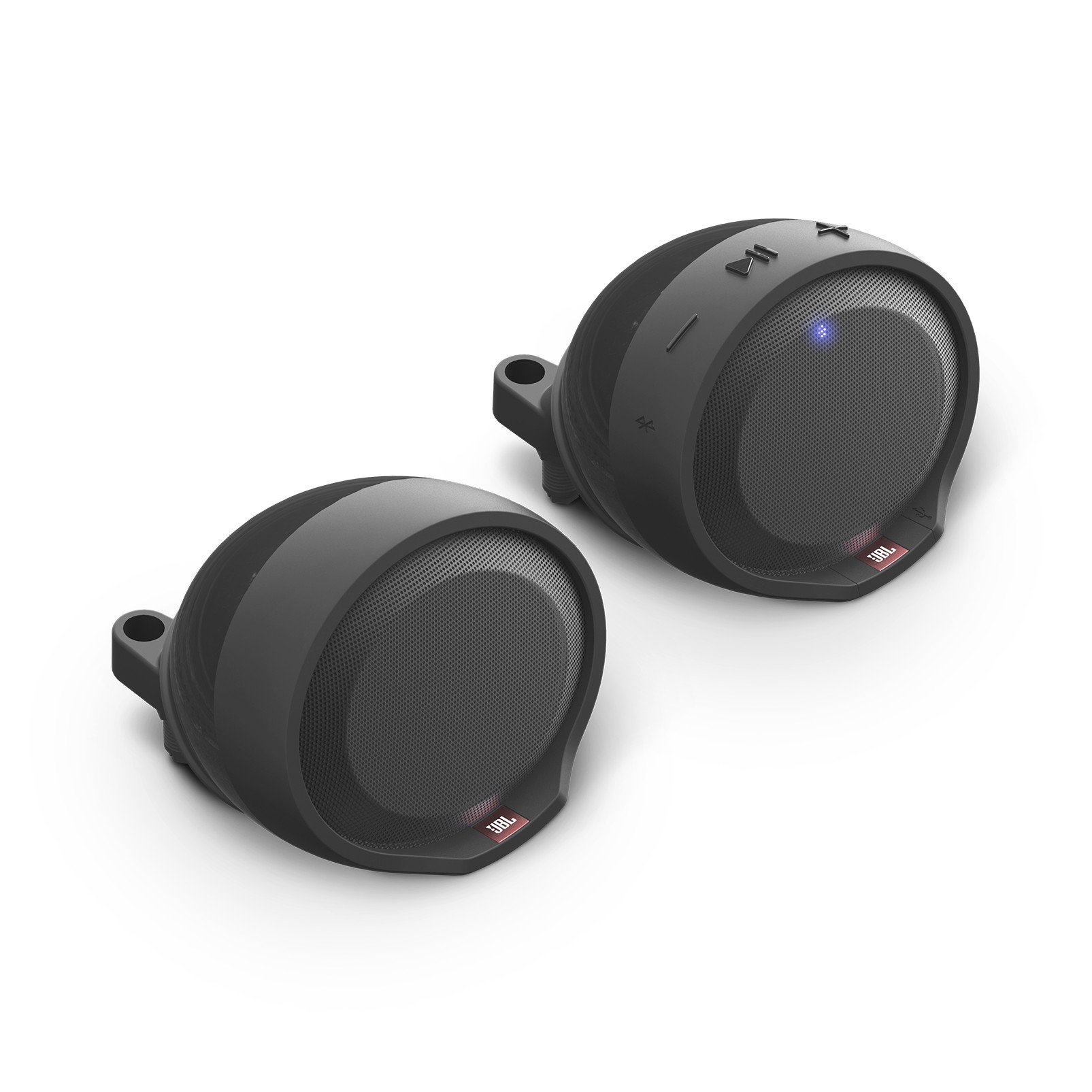JBL Cruise PWSSPKCRUISEAM Waterproof Bluetooth Motorcycle Handlebar Speaker Kit with 8MM Bolt Kit - Perfect for Outdoor Adventures, Road Trips & Bike Rides