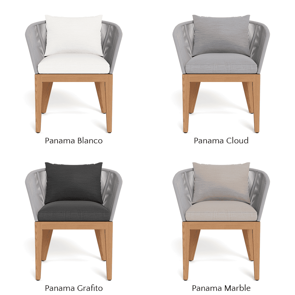 Avalon Outdoor Dining Chair - Weather-Resistant Patio Furniture for Garden, Poolside, and Backyard Use