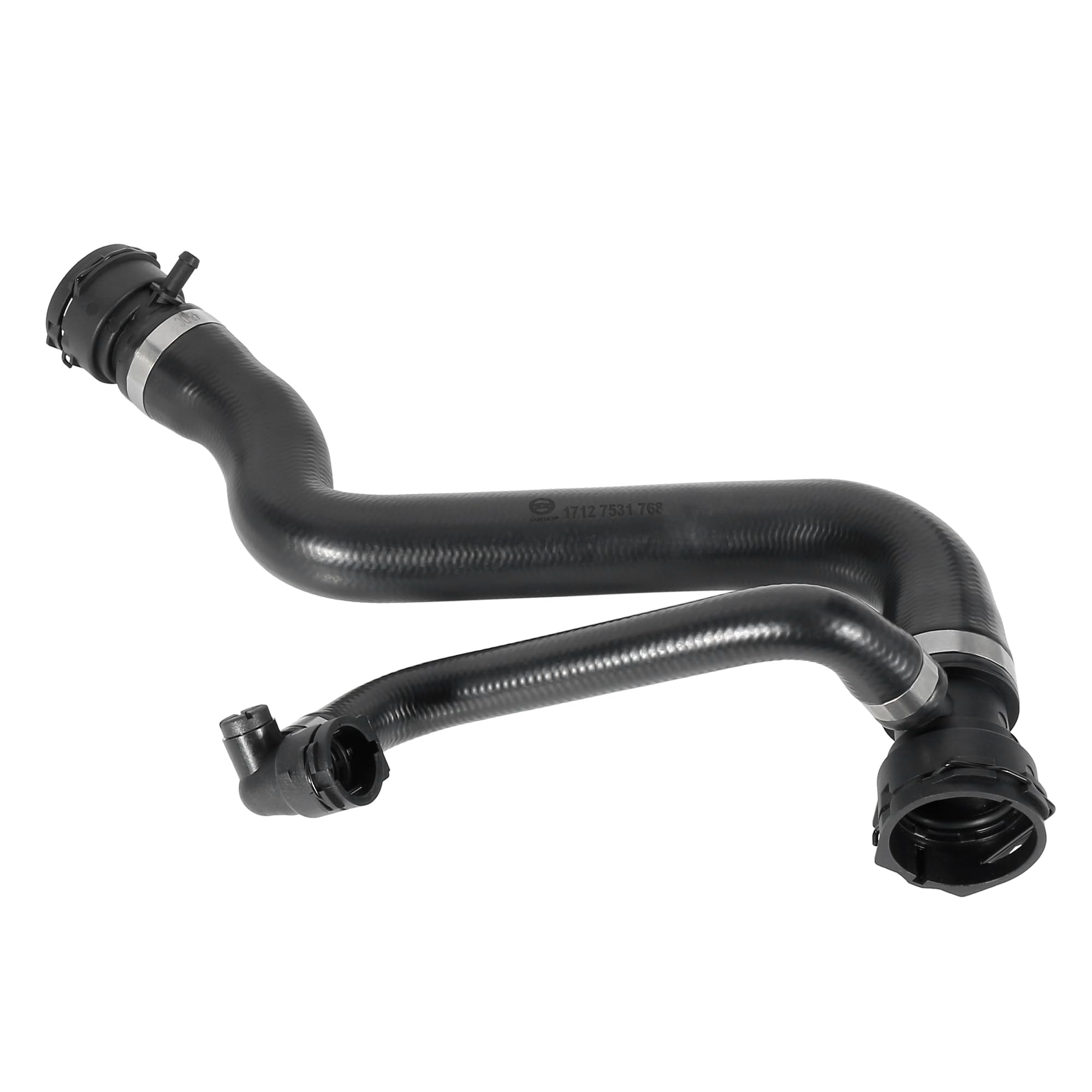 X AUTOHAUX Car Radiator Coolant Water Hose 17127531768 for BMW X1 2013-2015 - Expansion Tank Replacement Part | Perfect for Engine Cooling System Maintenance & Repair